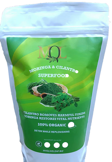 Organic Moringa & Cilantro Superfood 16oz